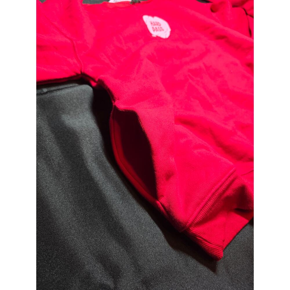 Wild Fable Hard Pass Graphic Sweatshirt Red Crewneck Pullover - Picture 5 of 7